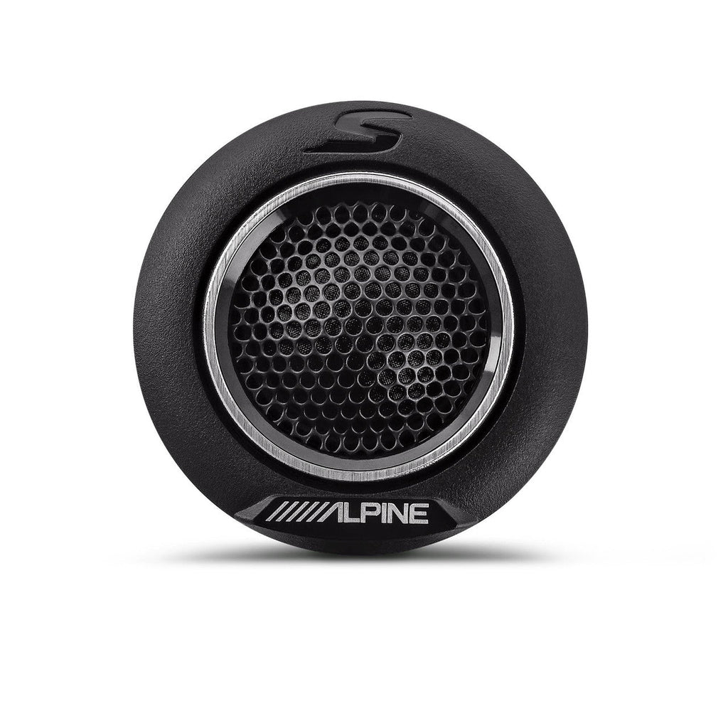 Alpine S2-S10TW S-Series 1" Silk Dome Tweeter Set Bundle