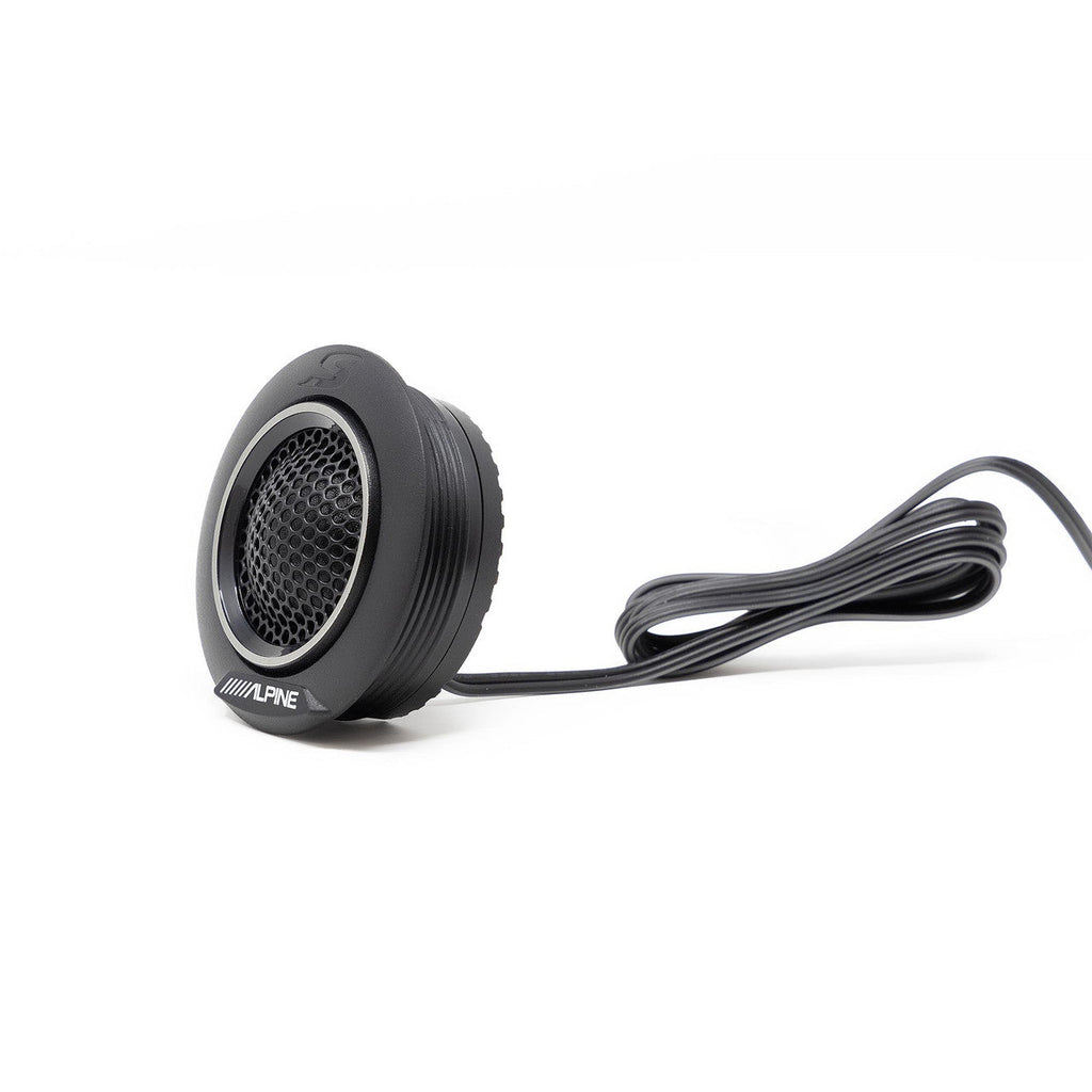 Alpine S2-S10TW S-Series 1" Silk Dome Tweeter Set Bundle