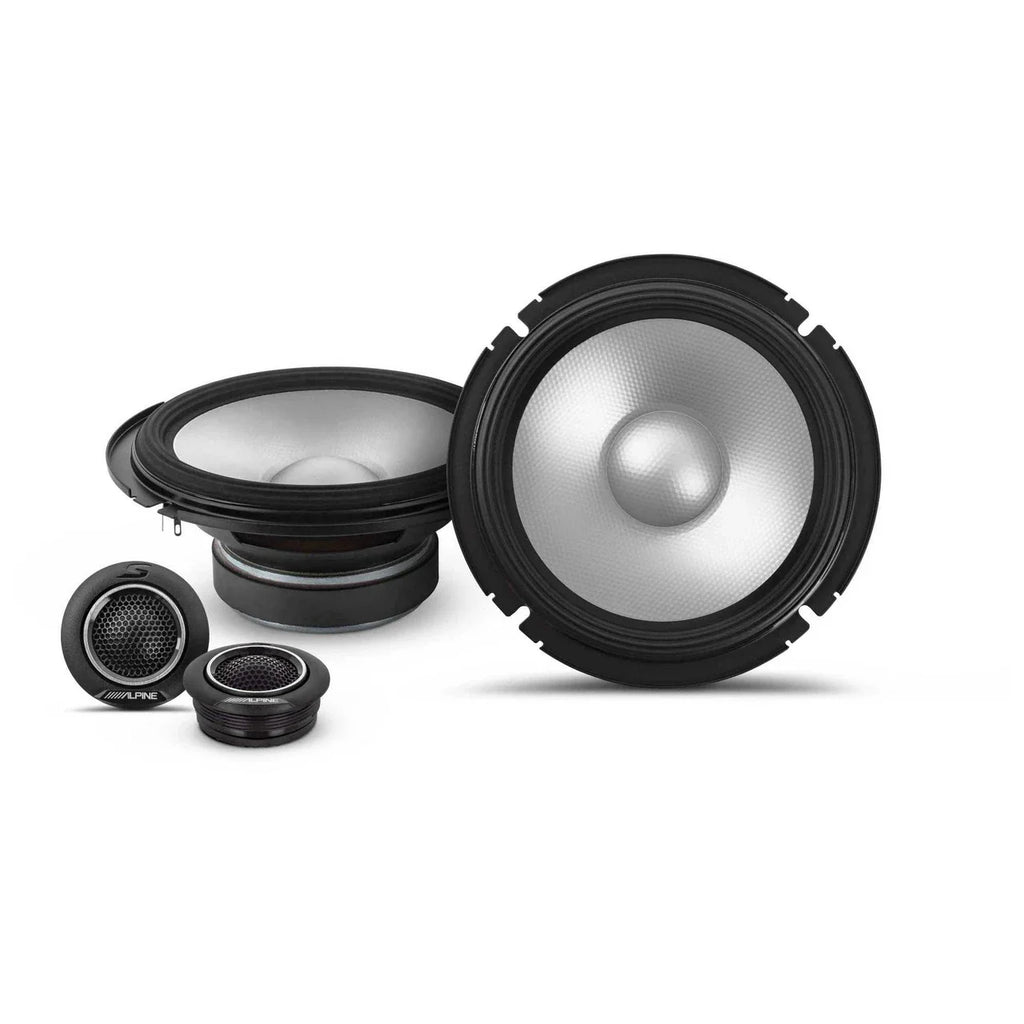 Alpine iLX-507 7" CarPlay & Android Auto + S2-S65C 6.5" Component + S2-S69 6x9 Speakers + Accessory Bundle