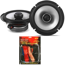 Charger l&#39;image dans la galerie, Alpine S2-S65 6.5&quot; 480W 2Way Coaxial Car Speakers &amp; KIT10 Installation AMP Kit