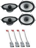 2 Pair ALPINE S2-S68 230 Watt 5x7