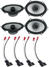 Load image into Gallery viewer, 2 Alpine S2-S68 6x8&quot; 5x7&quot; Rear &amp; Front Speaker Kit Fit 05-07 Ford F-250/350/450/550 + Harness