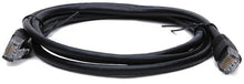 Load image into Gallery viewer, 4 Cat6a Ethernet Network Patch Cable RJ45 23AWG 600Mh Solid Copper Wire 3' Black