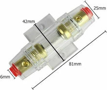 Load image into Gallery viewer, 10 MK Audio AGH4 Inline AGU Fuse Holder Fits 4, 8 &amp; 10 Gauge Wire