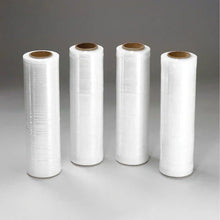 Load image into Gallery viewer, 4 Rolls AT 18" x 1500' 80 Gauge Pallet Wrap Pre Stretch Film Hand Shrink Wrap