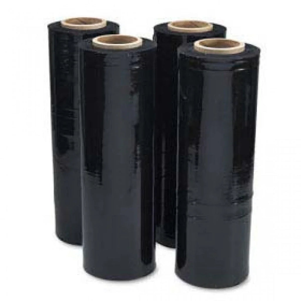 BM Paper A/T 18" x 1500' 80 Ga 4 Rolls Pallet Wrap Stretch Film  Shrink Wrap 1500FT Black