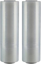 Load image into Gallery viewer, BM PAPER 2 Rolls Hand Stretch Plastic Film Shrink Pallet Wrap 18" X 1000 X 80