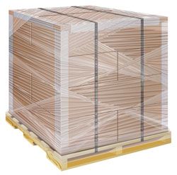 American Terminal 1 Rolls 18" x 1500 SQ. Feet 80 Gauge Clear Pallet Wrap Pre Stretch Film Hand Shrink Wrap