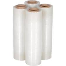 4-Rolls Clear Shrink Wrap Plastic Stretch Film 18" Wide x 1500 SQ. Ft. 80 Gauge