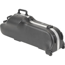 Load image into Gallery viewer, SKB 1SKB-455W Contoured Pro Baritone Sax Case with Wheels