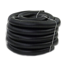Load image into Gallery viewer, AT 100' 1" Split Loom Split Wire Loom Conduit Corrugated Plastic Tubing Sleeve for Various Automotive, Home, Marine, Industrial Wiring Applications, Etc.