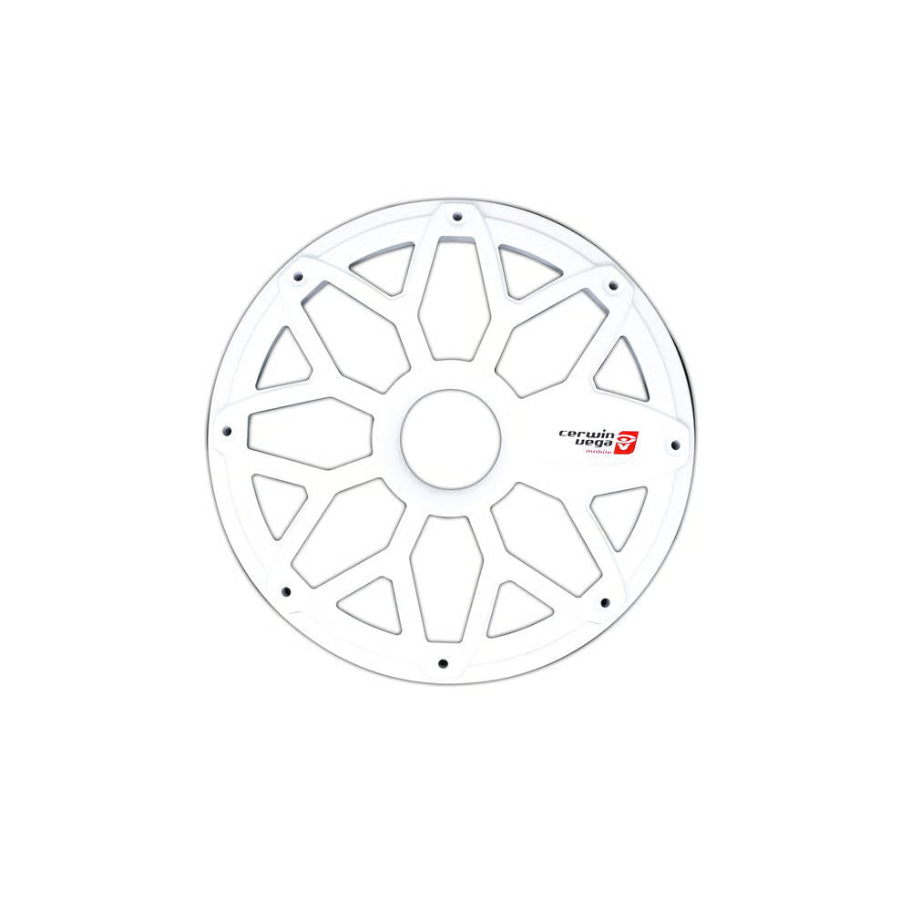 Cerwin Vega SM65FWW 6.5" RPM Stroker Series Flush Mount Speaker Grilles with Powder Coating (White, Pair)