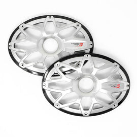 Cerwin Vega SM69FGB RPM Stroker 6”X9” Flush Mount Speaker Grill, Pair (Black)
