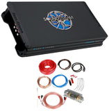 Soundstream BXT4.2000 Bass Xtreme Series 4Ch Amplifier + 0 Gauge Amp Kit