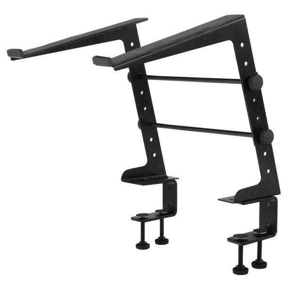 MR DJ LTS109GR Laptop Computer Stand Green Mobile Disc Jockey PC Table Rack Mount Clamp Bracket