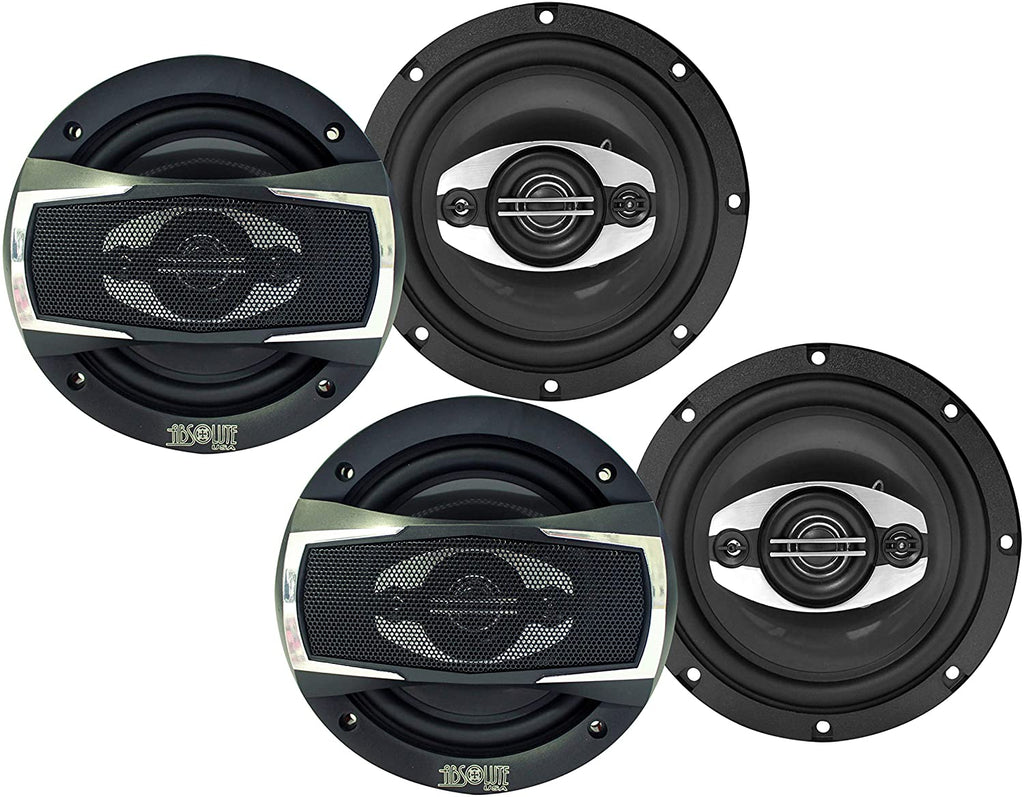 2 Pair Absolute USA SP654 SP Series 6.5" 4 Way full-range loudspeakers<br/> 6.5" 4 Way full-range loudspeakers Car Speakers 500 Watts Max Power