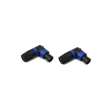 Load image into Gallery viewer, MR DJ SPAM2 2-Pack Right-Angle Speakon Compatible PA/DJ Speaker Cable Connectors