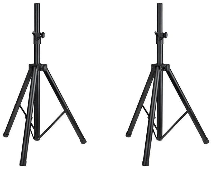 NEW PAIR OF MR DJ TRIPOD DJ PA SPEAKER STANDS ADJUSTABLE HEIGHT STAND