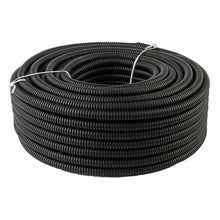 Load image into Gallery viewer, American Terminal 25 Feet Black 1/8" 3mm Split Loom Split Wire Loom Polyolefin