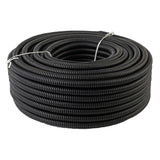 American Terminal 27100 Black Split-Loom Cable Tubing, 100ft, 1