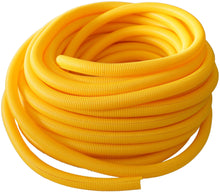 Load image into Gallery viewer, Absolute SLT14-100YL 100&#39; 1/4&quot; 5mm yellow split wire loom conduit polyethylene corrugated tubing sleeve tube