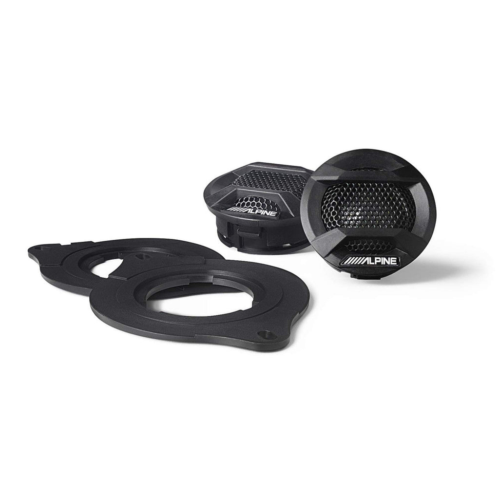 Alpine SPV-10TW-WRA 1” Component Tweeters Fits 07 – Up Jeep Wrangler Gladiator