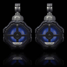 Charger l'image dans la galerie, Alpine SPV-65RGB-CAN 6.5” Cage-Mounted Universal Weather-Resistant Coaxial RGB LED Speaker Pods