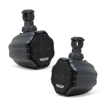 Charger l'image dans la galerie, Alpine SPV-65RGB-CAN+KTA-30FW+UTE-73BT 6.5” Cage-Mounted Universal Weather-Resistant Coaxial RGB LED Speaker Pods with Amp &amp; Source