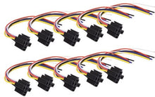 Charger l&#39;image dans la galerie, Absolute 10 x 5-Wire Relay Socket for 30/40 Amp Bosch Style Relay