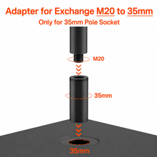 Charger l'image dans la galerie, 2 MR DJ SS40 36"/38mm Subwoofer Speaker Pole M20 Threaded &amp; Mount Dual 35mm/38mm