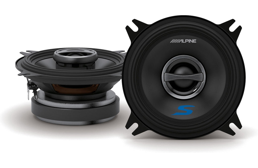 Alpine S-Series S-S40 4" 2-Way Coaxial Speakers & S-S50 5-1/4" Coaxial Speakers