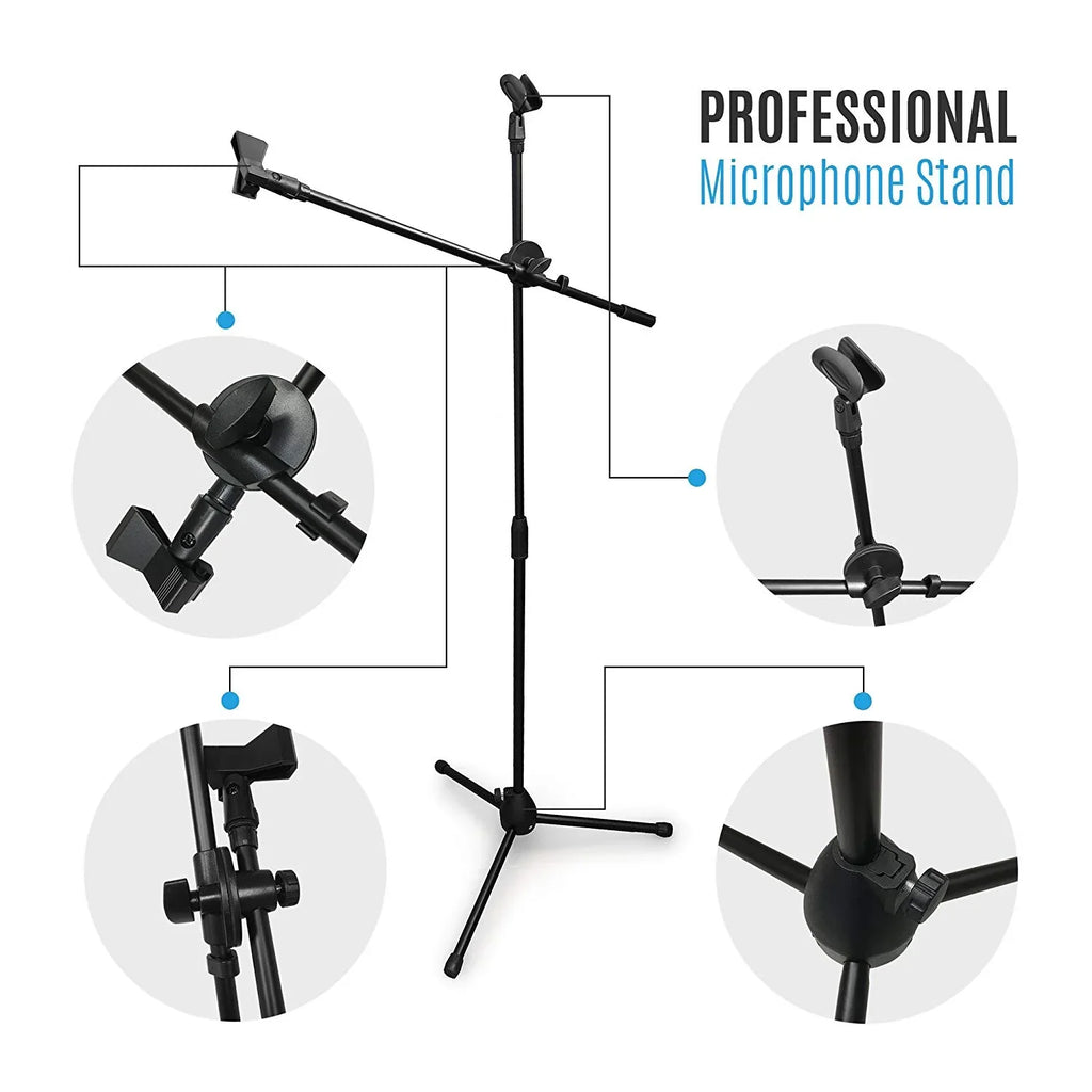 MR DJ MS500 Universal Adjustable Tripod Microphone Stands