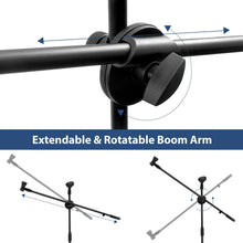 Load image into Gallery viewer, 10 MR DJ MS500 Heavy Duty Telescoping Microphone Mic Boom Stand Tripod