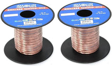 Charger l&#39;image dans la galerie, 2 Absolute USA SWH1625 25&#39; 16 Gauge Car Home Audio Speaker Wire Cable Spool
