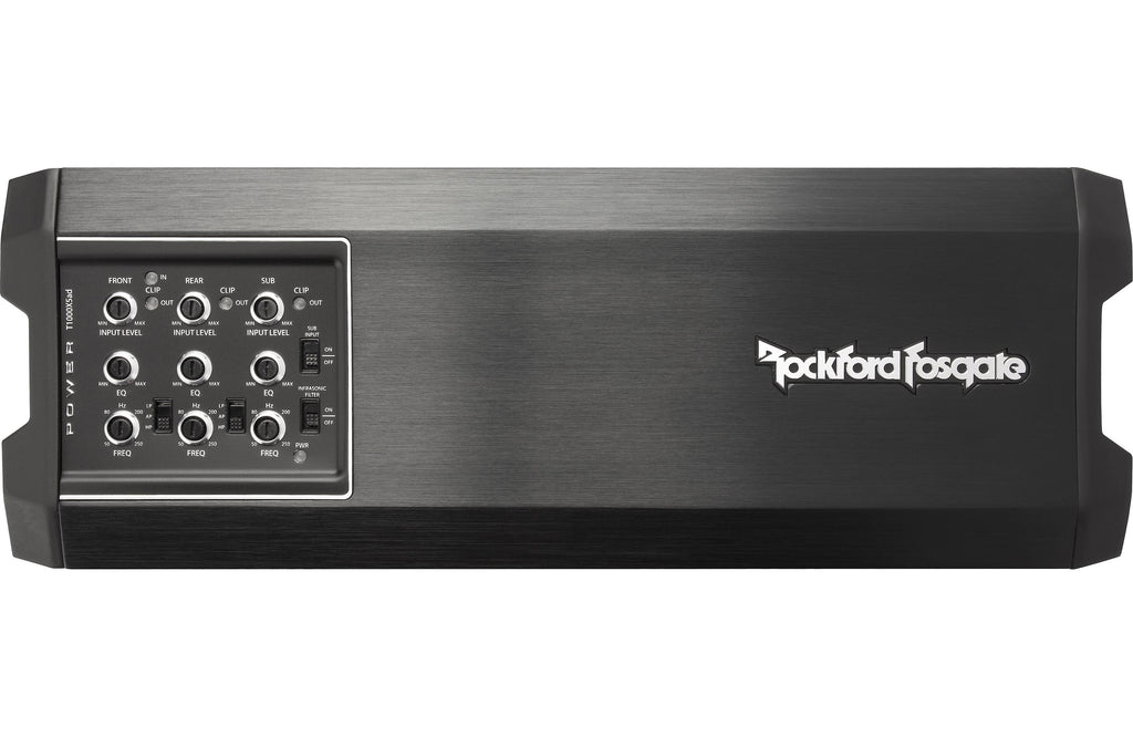 Rockford Fosgate Power T1000x5ad Compact 5-channel car amplifier 100 watts RMS x 4 at 2 to 4 ohms + 600 watts RMS x 1 at 1 to 2 ohms