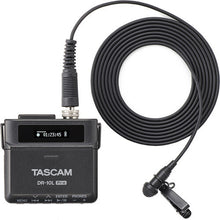 Load image into Gallery viewer, Tascam DR-10L Compact Digital Audio Recorder and Lavalier Mic Combo (2 Pack)