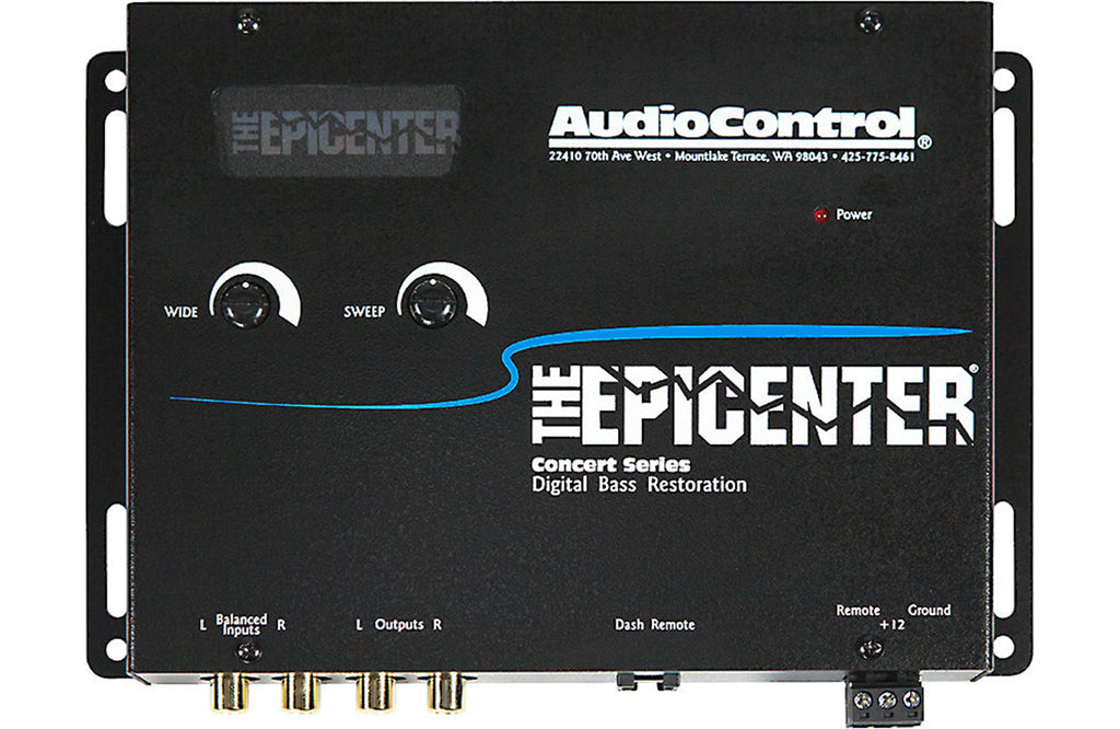 AudioControl The Epicenter Digital Bass Restoration Processor + Free Absolute Electrical Tape+ Phone Holder