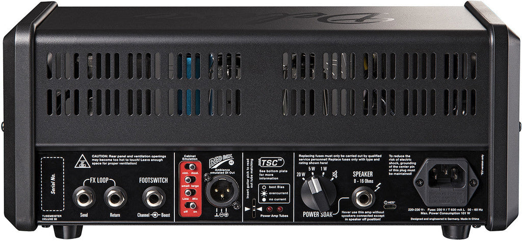 Hughes & Kettner TM20DH TubeMeister Series Deluxe Amp Head