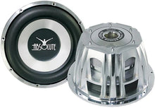Charger l&#39;image dans la galerie, Absolute ST-1500 2000 Watt 10&quot; Car Subwoofer + Double Ported Enclosure Box + 8 Gauge Amp Kit