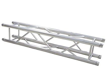 MR TRUSS TSQ1312 13.12' x 12" Universal Straight Square Tubing Box Aluminum Lighting Trussing Segment for Pro Lighting
