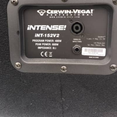 Cerwin Vega INT-152 V2 15" 2-Way Full Range Speaker