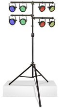 Charger l&#39;image dans la galerie, Ultimate Support LT-99BL LT Series Multi-tiered, Heavy-duty, Extra Tall Lighting Tree with TeleLock® Lift-assist Technology - Leveling Leg