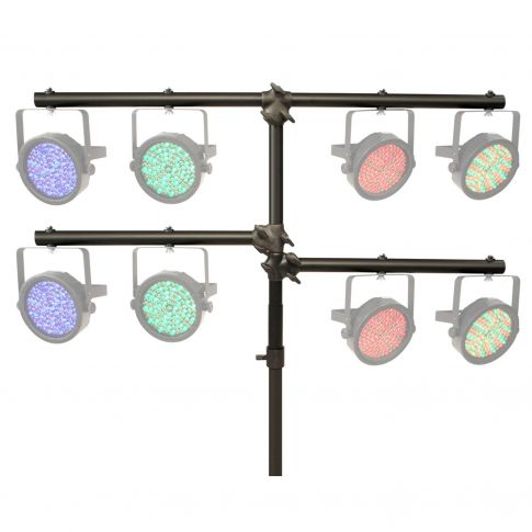 Ultimate Support LT-99B LT Series Multi-tiered, Heavy-duty, Extra Tall Lighting Tree with TeleLock® Lift-assist Technology