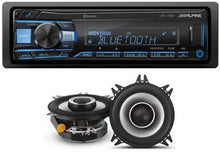 Charger l&#39;image dans la galerie, Alpine UTE-73BT Mech-less Digital Bluetooth &amp; S2-S40 4&quot; 140 Watts 2-Way Speakers