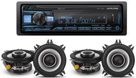 Alpine UTE-73BT Mech-less Bluetooth & 2 Pair S2-S40 4