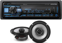 Charger l&#39;image dans la galerie, Alpine UTE-73BT In-Dash Digital Media Receiver Bluetooth &amp; S2-S65 6.5&quot; 480 Watts Coaxial Car Speakers