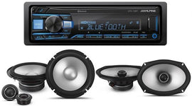 Alpine UTE-73BT In-Dash Media Receive S2-S65C 6.5