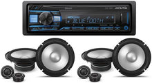 Charger l&#39;image dans la galerie, Alpine UTE-73BT In-Dash Digital Media Receiver Bluetooth &amp; 2 Pair S2-S65C 6.5&quot; Component Speakers