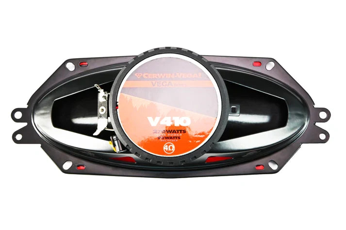 Cerwin Vega V410 2025 Edition - 4"x10" 2-Way Coaxial Full Range Speakers (4Ω) - V410