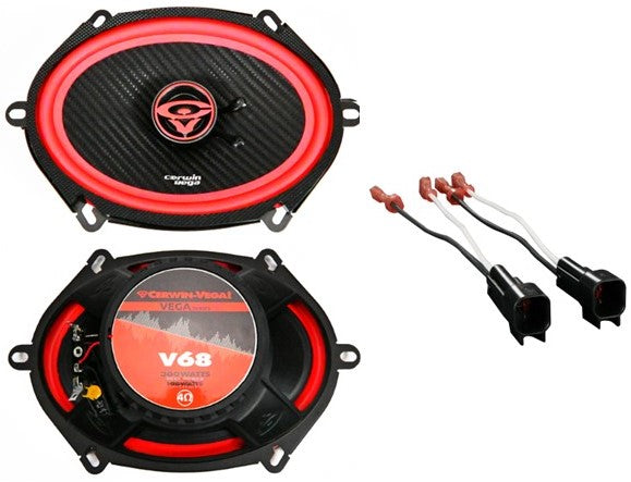 Cerwin-Vega V68 6x8" Front or Rear Speakers Fit  1999-14 Ford F-150